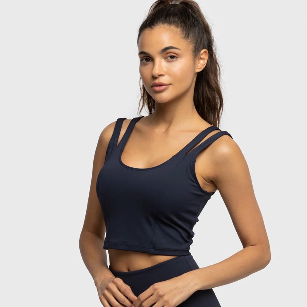 BARRY'S INK BLUE SPLIT STRAP TANK